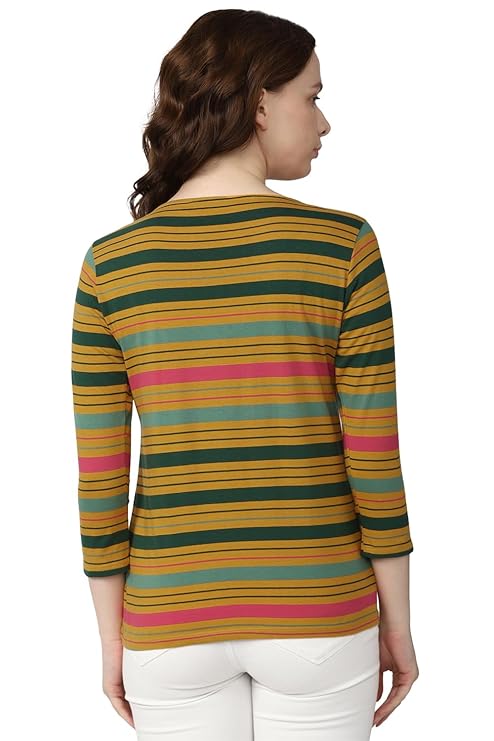 Van Heusen Women's Cotton Regular Fit T-Shirt - Image 3