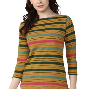 Van Heusen Women's Cotton Regular Fit T-Shirt