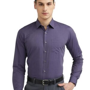 Product details Material composition60% Cotton, 40% Polyester PatternSolid Fit typeSlim Fit Sleeve typeLong Sleeve Collar styleButton Down LengthStandard Length Country of OriginIndia